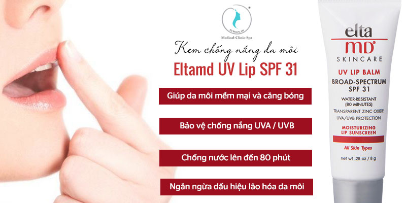Công dụng của kem chống nắng da môi Eltamd UV Lip SPF 31