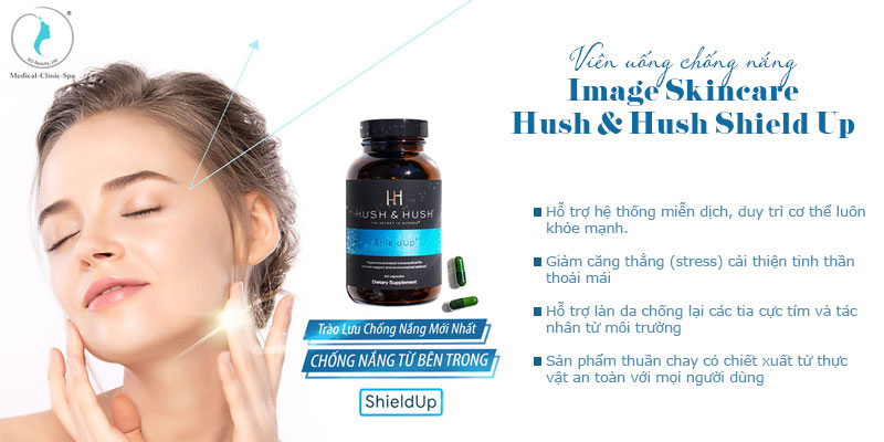 Công dụng của viên uống chống nắng Image Skincare Hush & Hush Shield Up