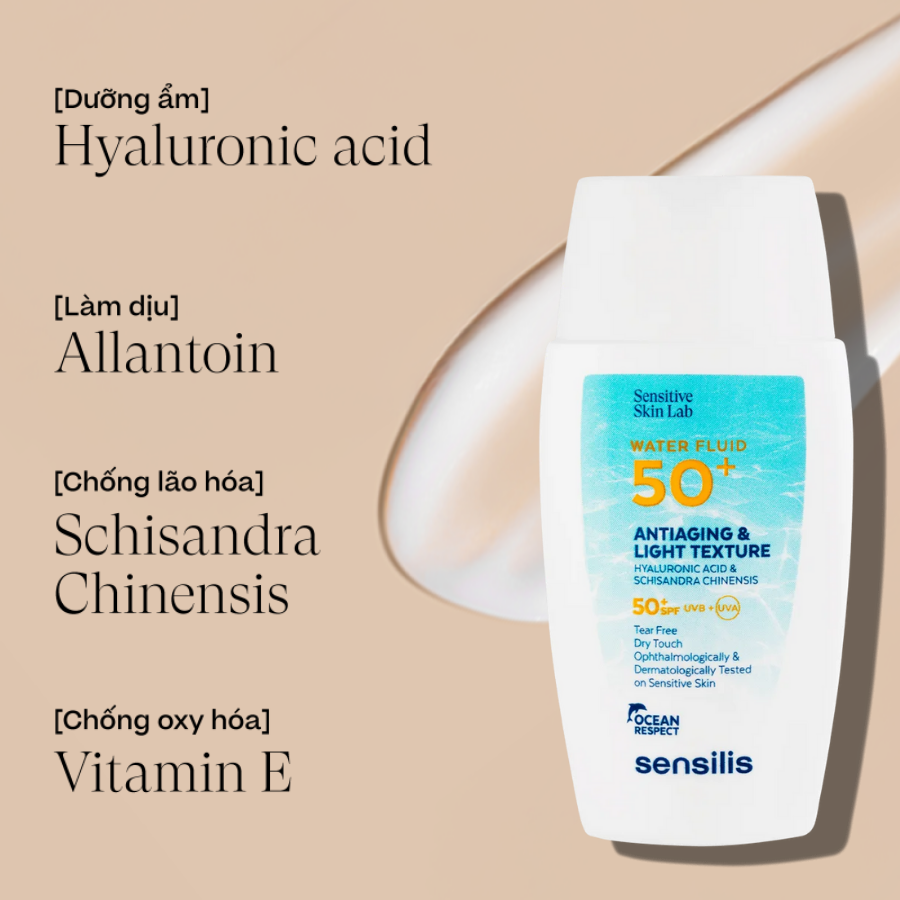 Thành phần chính Water Fluid SPF 50+ (2)