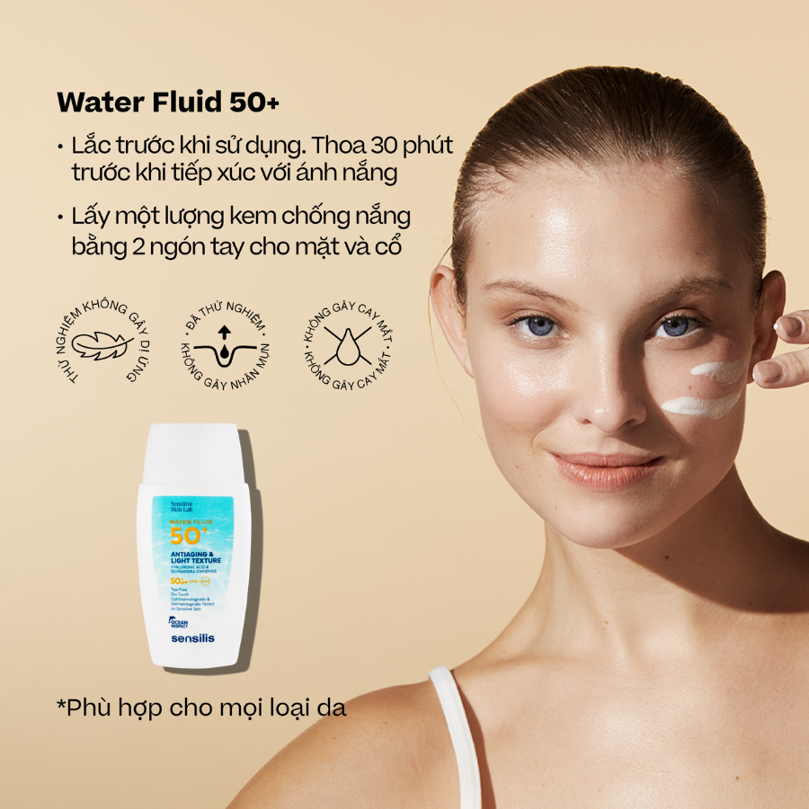 Thành phần chính Water Fluid SPF 50+